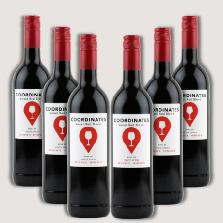 Co-ordinates Sweet Red Case of Six