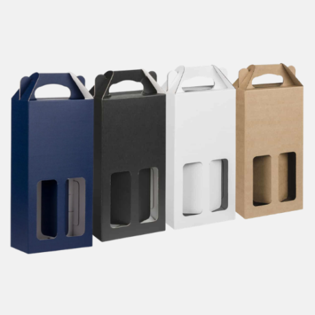 2 Bottle Window Wine Box