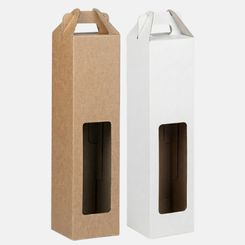 Econo Single Bottle Window Wine Box Econo Single Bottle Window Wine Box
