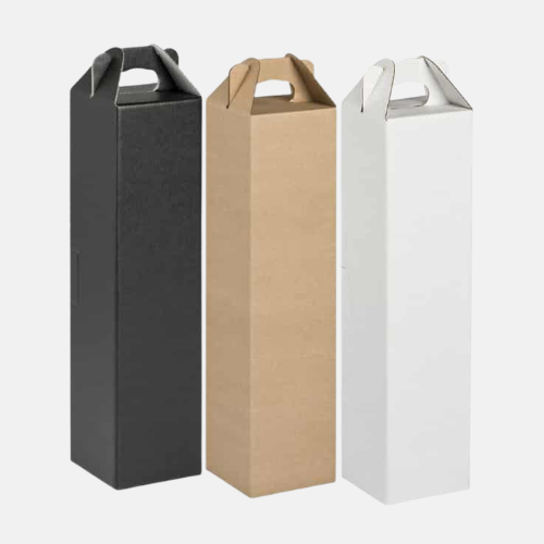 Single Bottle Gable Wine Box Single Bottle Gable Wine Box