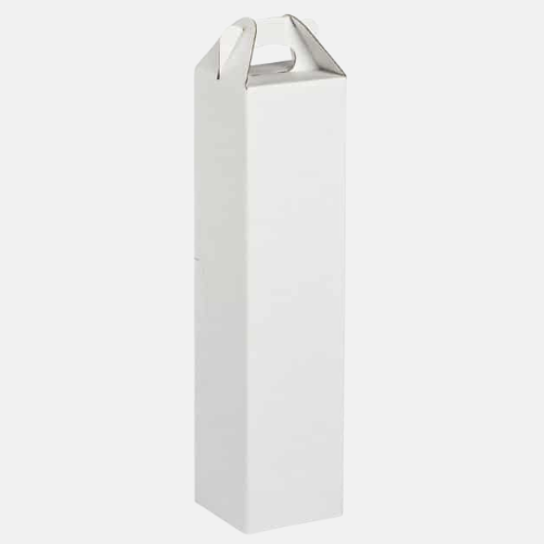 White Single Bottle Gable Wine Box White Single Bottle Gable Wine Box