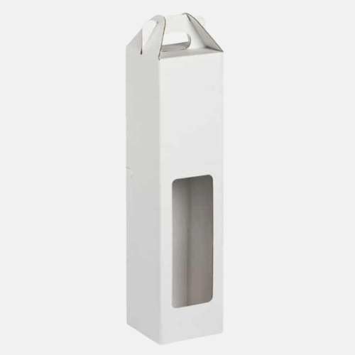 White Single Bottle Window Wine Box White Single Bottle Window Wine Box